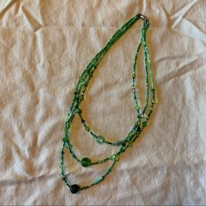 Glass bead necklace